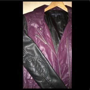 french connection athena  jacket in cherry tonic